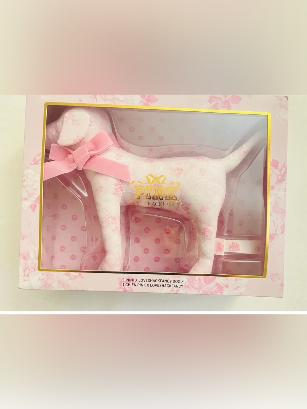 Love Shack Fancy x PINK Dog Bow Limited Edition Exclusive NEW Victoria Secret